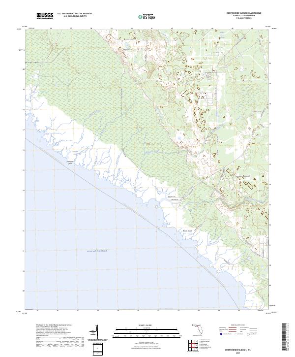 Okefenokee Slough, FL — USGS 7.5-minute topo (2025)