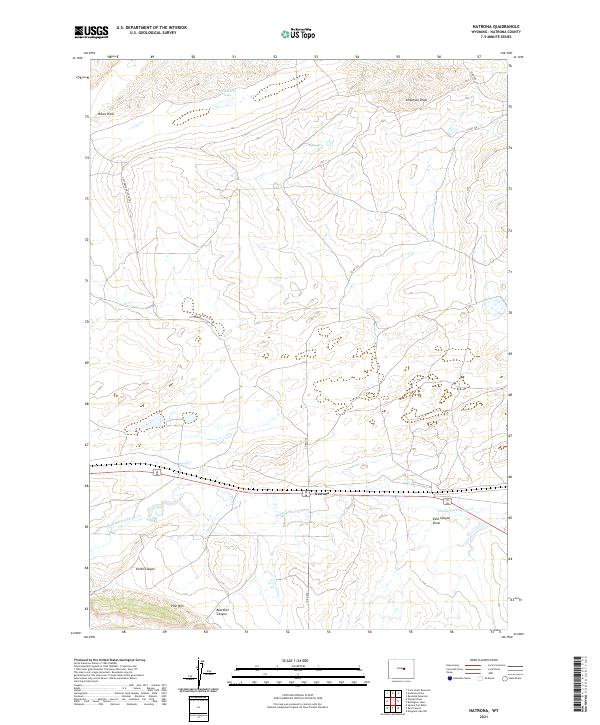 Natrona, WY — USGS 7.5-minute topo (2021)