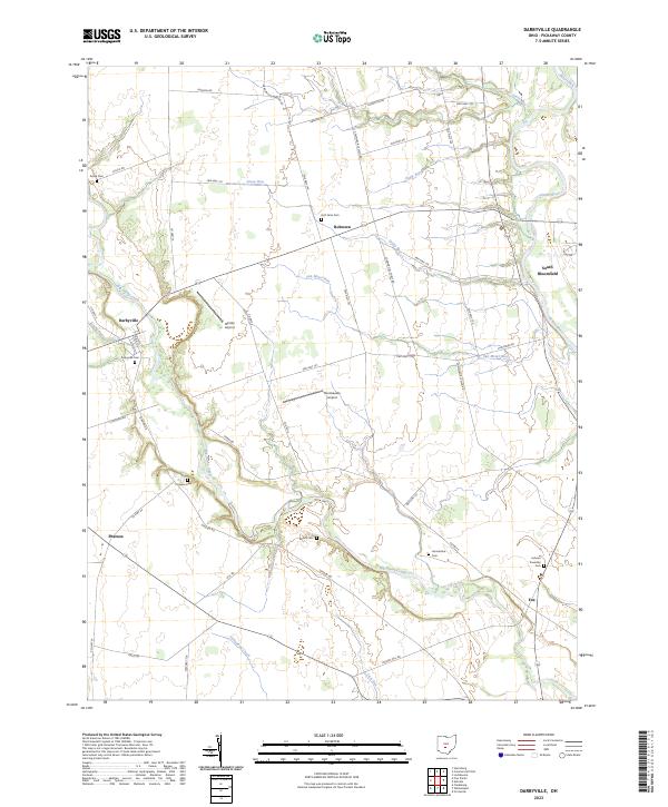 Darbyville, OH — USGS 7.5-minute topo (2023)