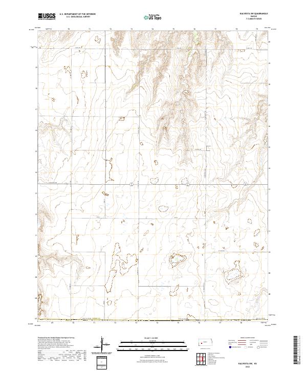 Kalvesta SW, KS — USGS 7.5-minute topo (2022)