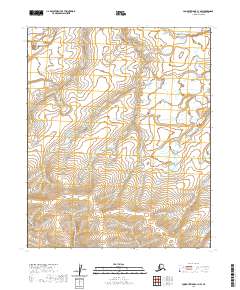 Lookout Ridge C-1 NW, AK — USGS 7.5-minute topo (2020)