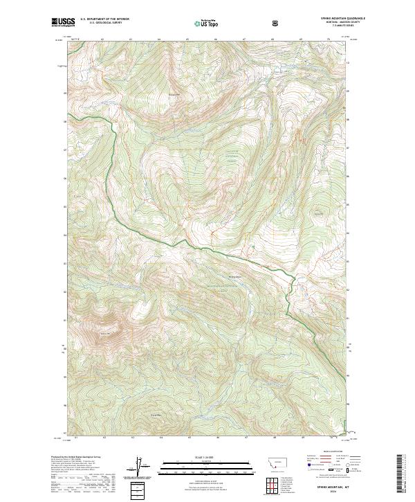 Sphinx Mountain, MT — USGS 7.5-minute topo (2024)