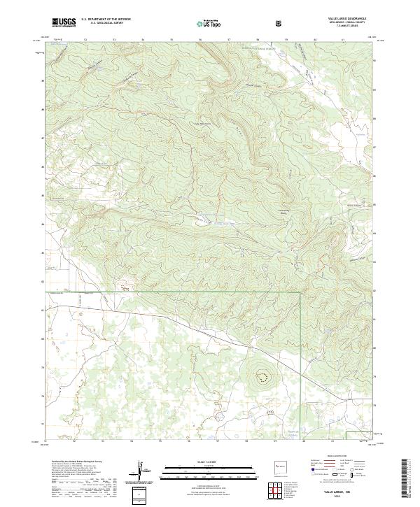 Valle Largo, NM — USGS 7.5-minute topo (2023)