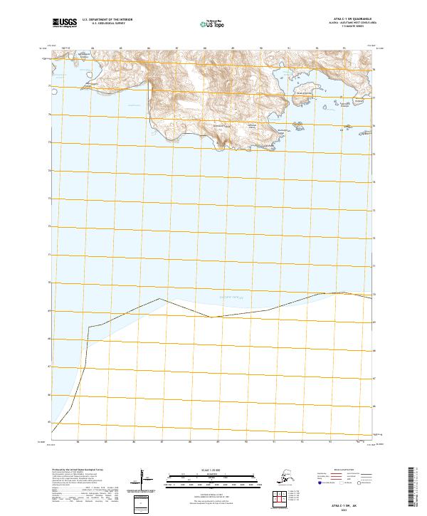 Atka C-1 SW, AK — USGS 7.5-minute topo (2021)