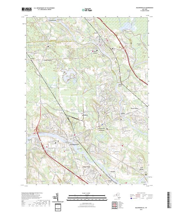 Baldwinsville, NY — USGS 7.5-minute topo (2023)