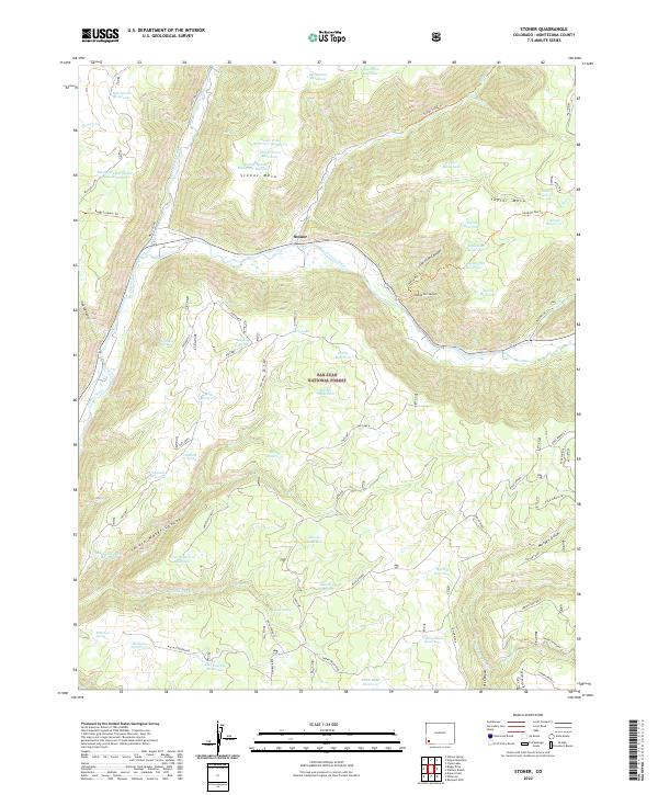 Stoner, CO — USGS 7.5-minute topo (2022)