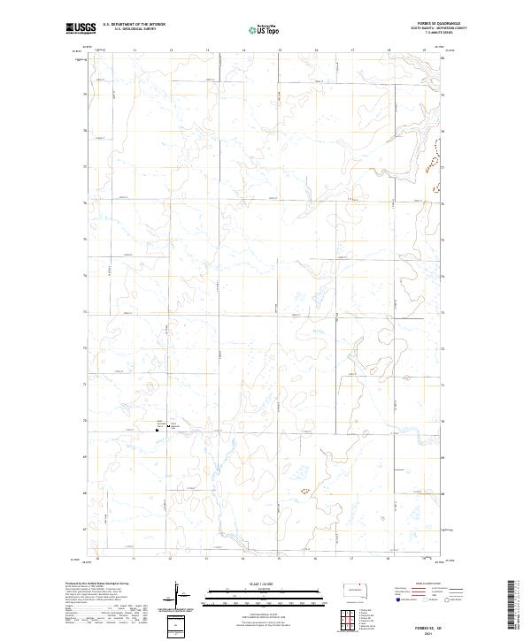 Forbes SE, SD — USGS 7.5-minute topo (2021)