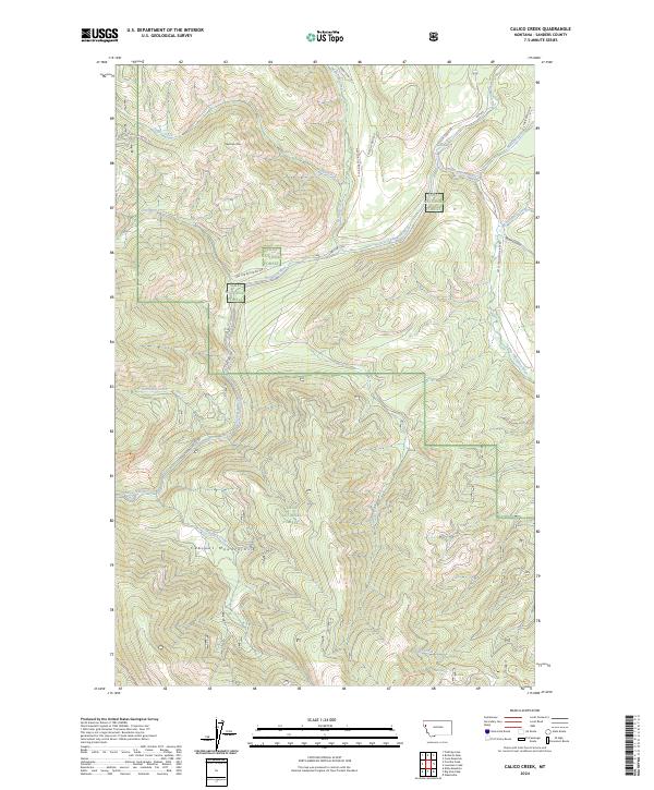 Calico Creek, MT — USGS 7.5-minute topo (2024)