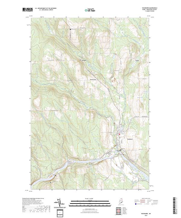 Washburn, ME — USGS 7.5-minute topo (2024)
