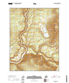 Coleen A-2 NE, AK — USGS 7.5-minute topo (2018)