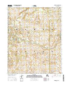 Hughes B-6 NE, AK — USGS 7.5-minute topo (2016)