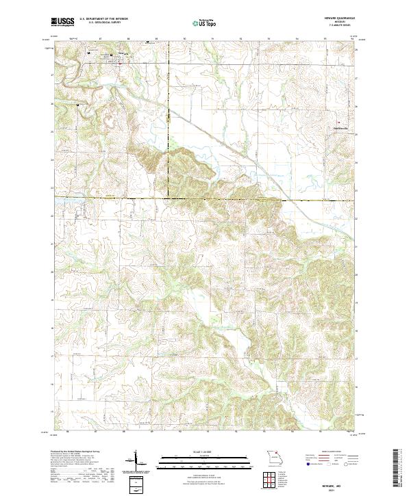 Newark, MO — USGS 7.5-minute topo (2021)