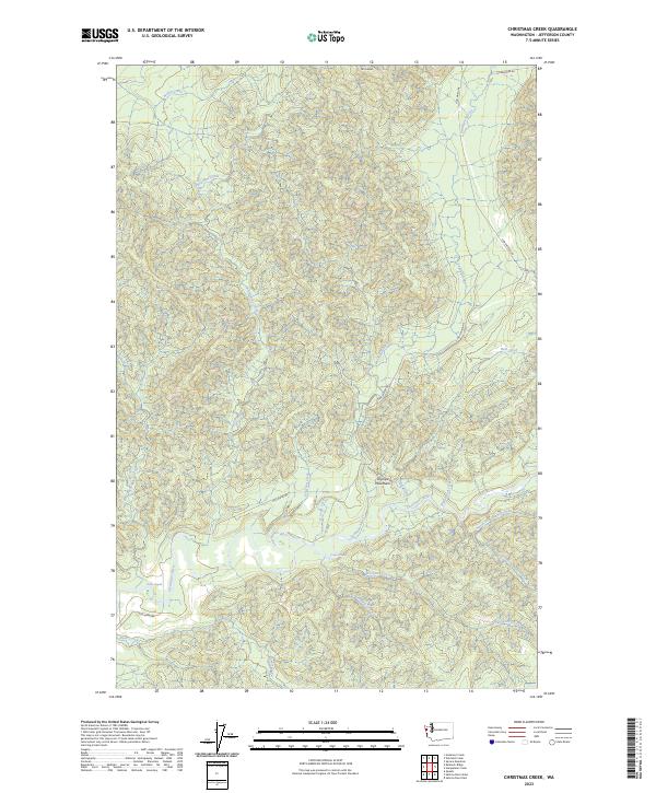 Christmas Creek, WA — USGS 7.5-minute topo (2023)