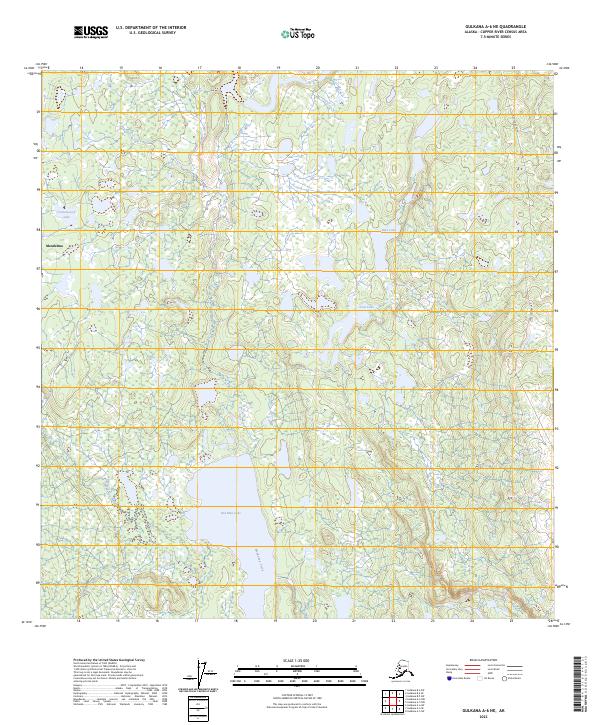 Gulkana A-6 NE, AK — USGS 7.5-minute topo (2023)