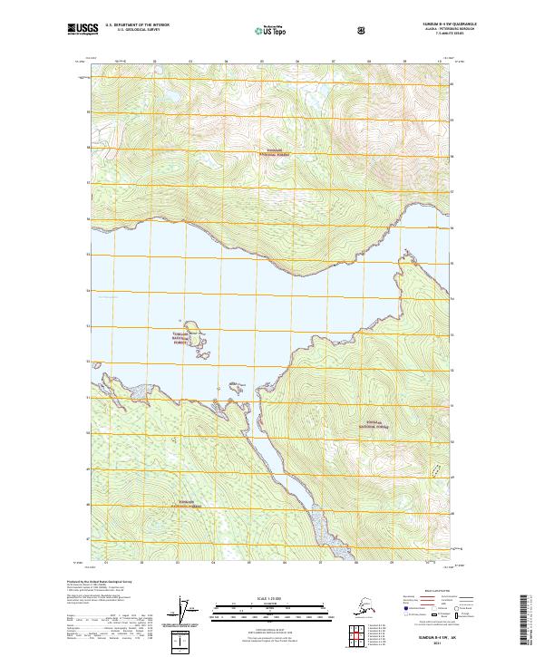 Sumdum B-4 SW, AK — USGS 7.5-minute topo (2021)