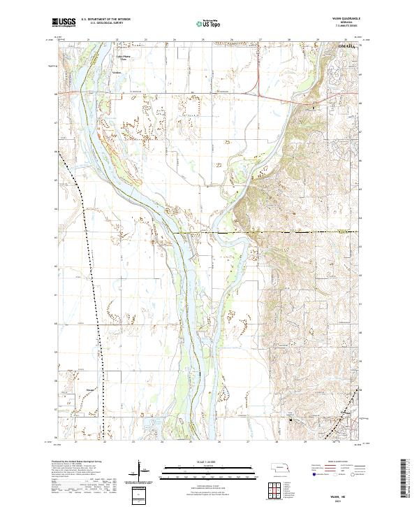 Wann, NE — USGS 7.5-minute topo (2021)