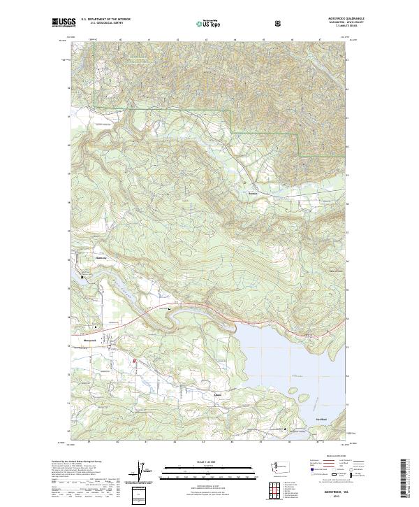 Mossyrock, WA — USGS 7.5-minute topo (2023)