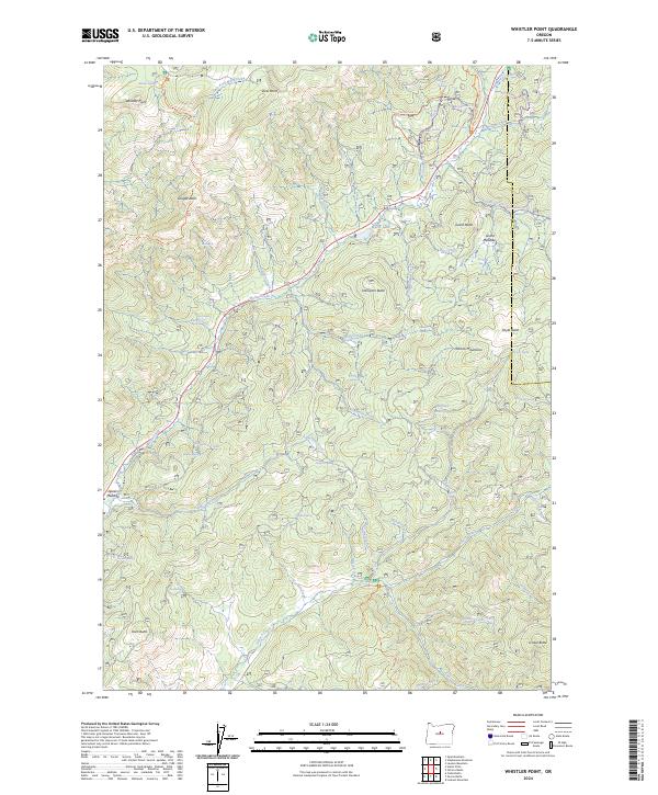 Whistler Point, OR — USGS 7.5-minute topo (2024)