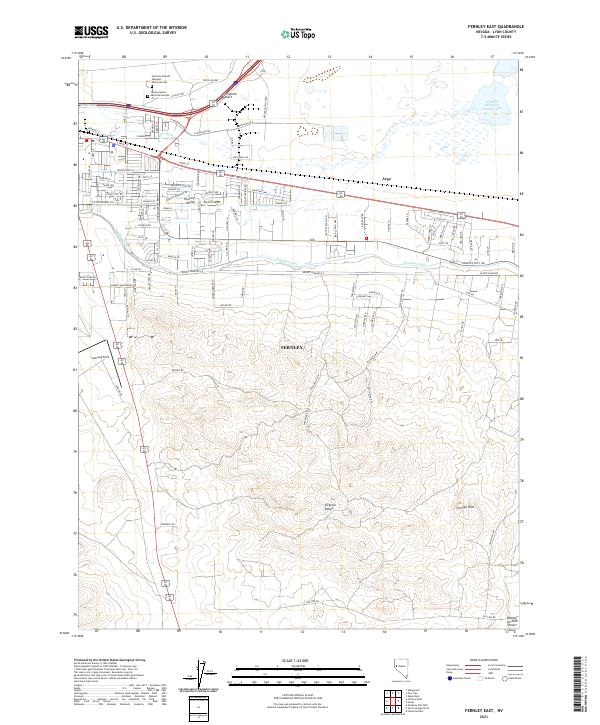 Fernley East, NV — USGS 7.5-minute topo (2021)