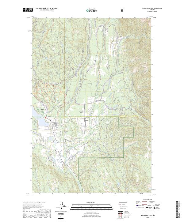 Seeley Lake East, MT — USGS 7.5-minute topo (2024)