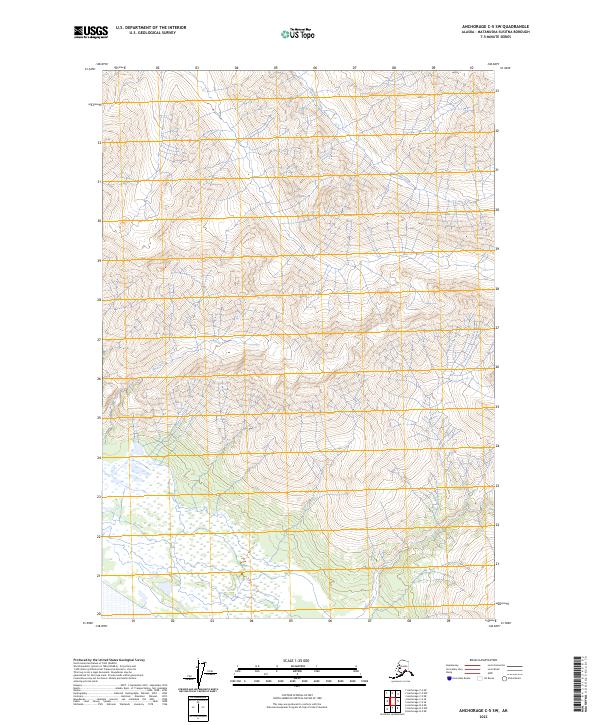 Anchorage C-5 SW, AK — USGS 7.5-minute topo (2023)