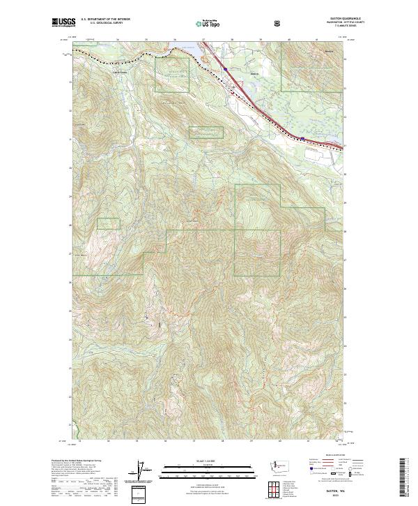 Easton, WA — USGS 7.5-minute topo (2023)