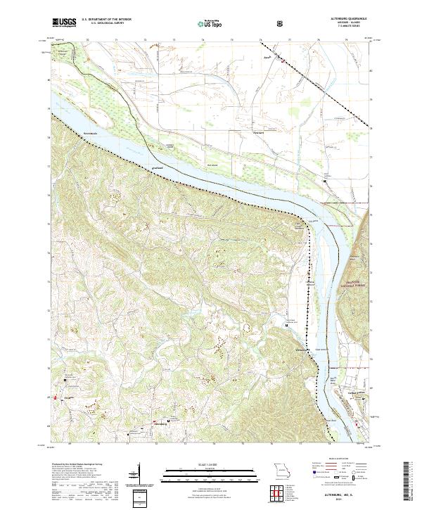 Altenburg, MO-IL — USGS 7.5-minute topo (2021)