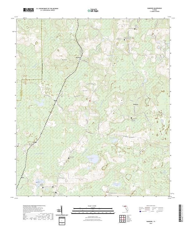 Hamburg, FL — USGS 7.5-minute topo (2024)