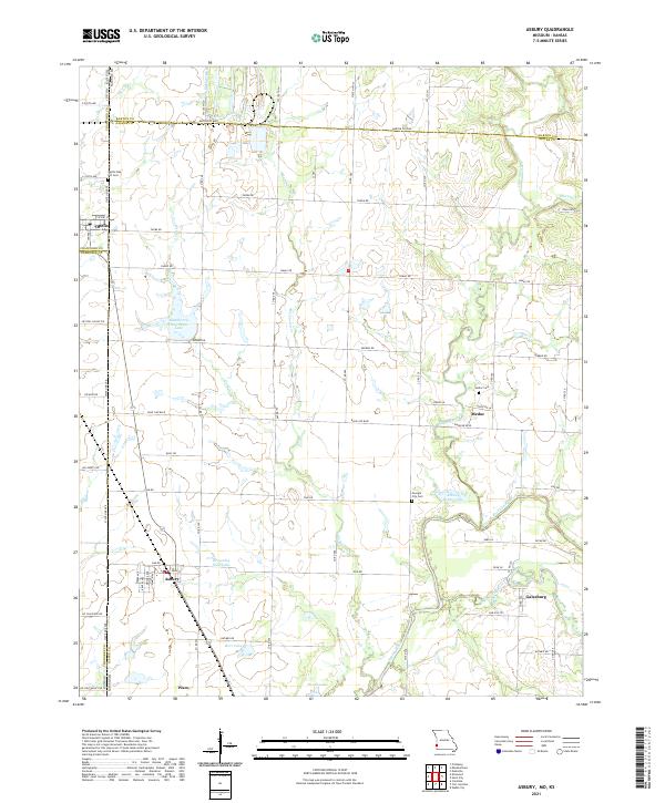 Asbury, MO-KS — USGS 7.5-minute topo (2021)