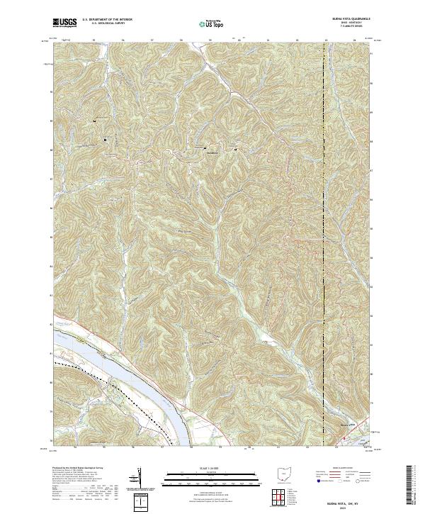 Buena Vista, OH-KY — USGS 7.5-minute topo (2023)