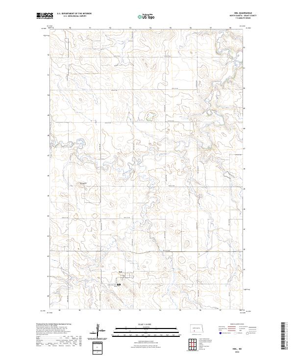 Heil, ND — USGS 7.5-minute topo (2024)