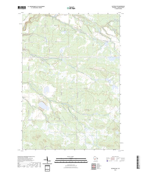 Hatfield SW, WI — USGS 7.5-minute topo (2023)