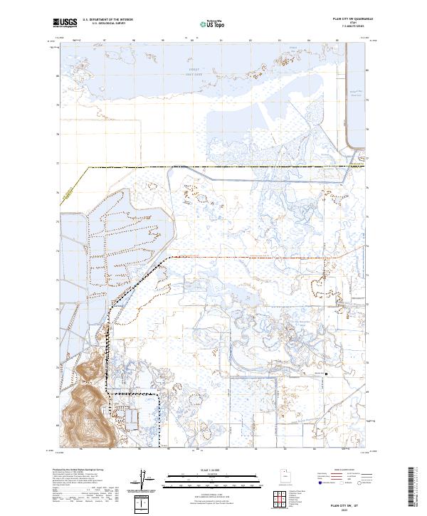 Plain City SW, UT — USGS 7.5-minute topo (2023)