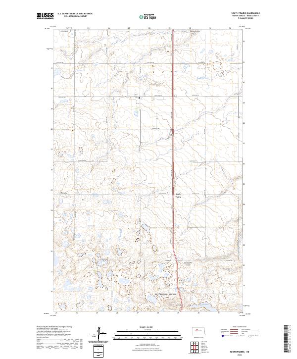 South Prairie, ND — USGS 7.5-minute topo (2024)
