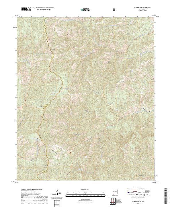 Victorio Park, NM — USGS 7.5-minute topo (2023)