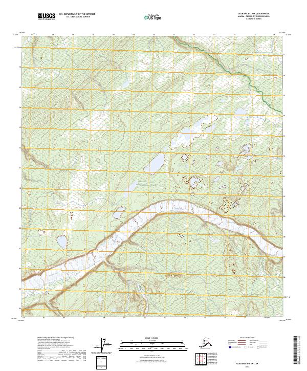 Gulkana B-2 SW, AK — USGS 7.5-minute topo (2023)