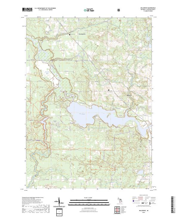 Millgrove, MI — USGS 7.5-minute topo (2023)