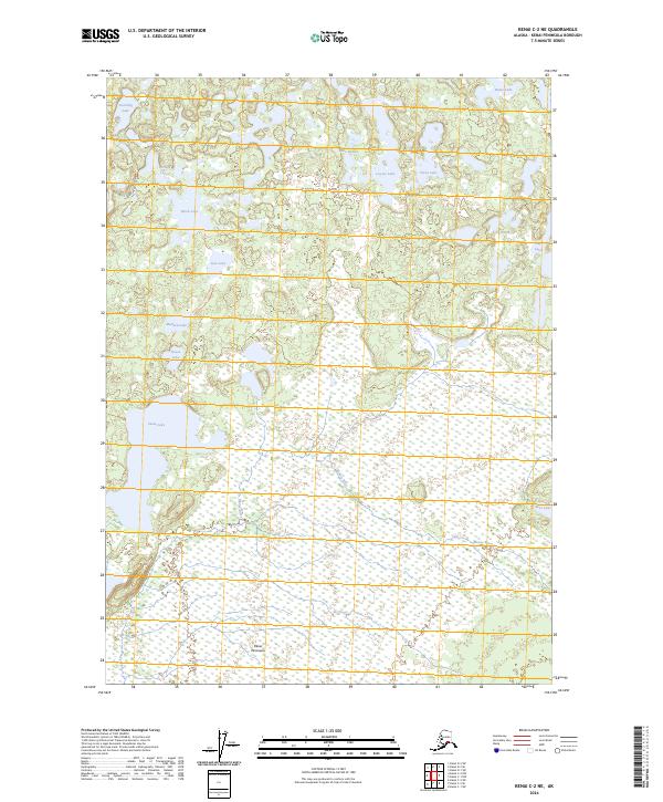 Kenai C-2 NE, AK — USGS 7.5-minute topo (2024)