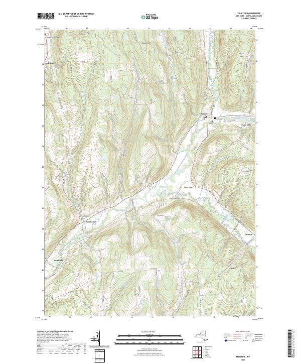 Truxton, NY — USGS 7.5-minute topo (2023)