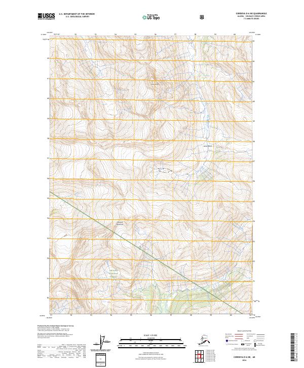 Cordova D-6 NE, AK — USGS 7.5-minute topo (2024)
