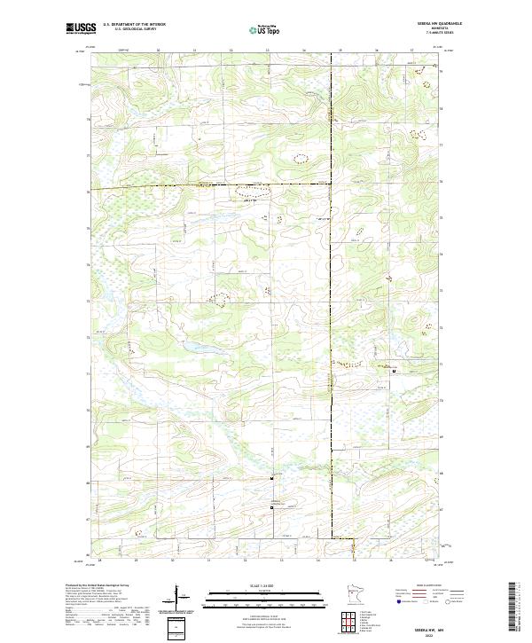 Sebeka NW, MN — USGS 7.5-minute topo (2022)