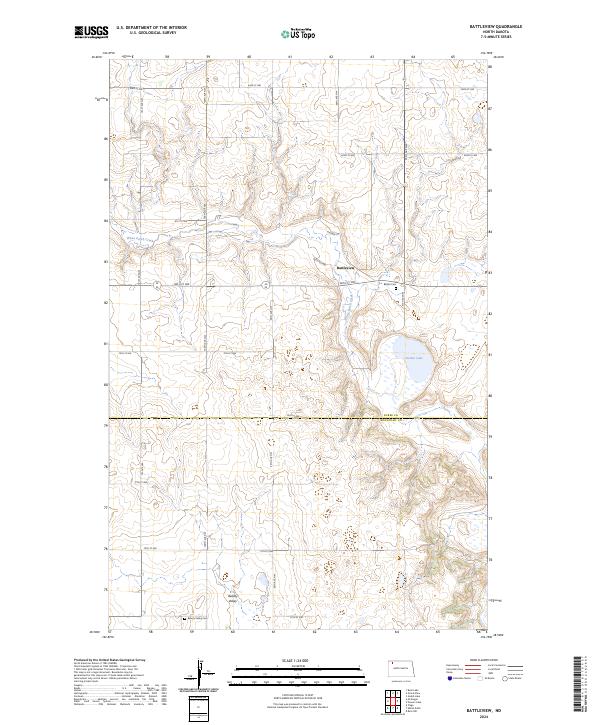Battleview, ND — USGS 7.5-minute topo (2024)