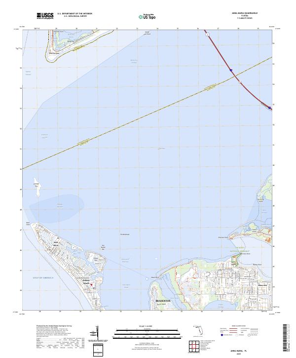 Anna Maria, FL — USGS 7.5-minute topo (2025)