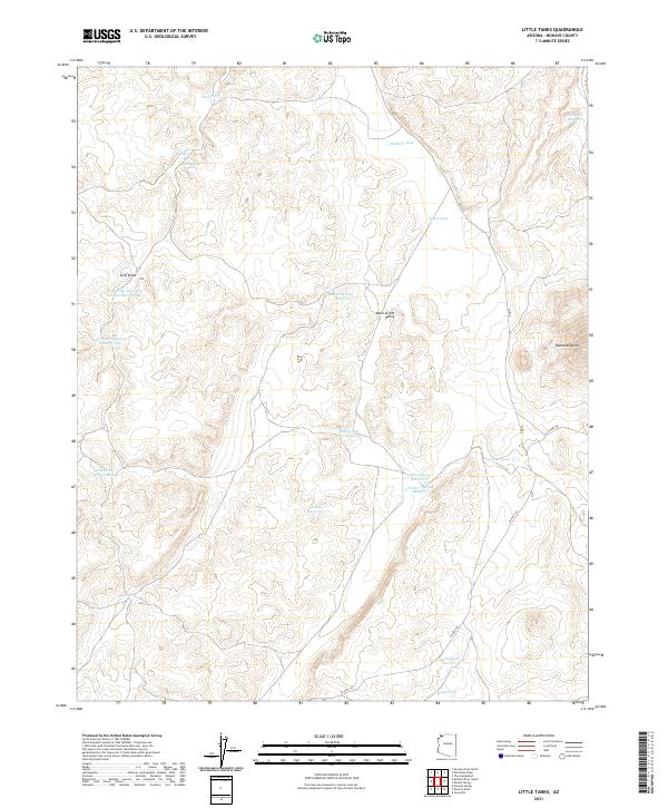 Little Tanks, AZ — USGS 7.5-minute topo (2021)