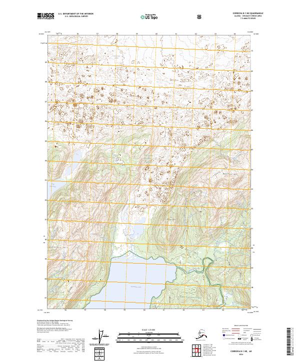 Cordova B-1 NE, AK — USGS 7.5-minute topo (2024)
