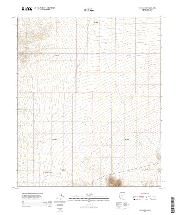 Haivana Nakya, AZ — USGS 7.5-minute topo (2026)