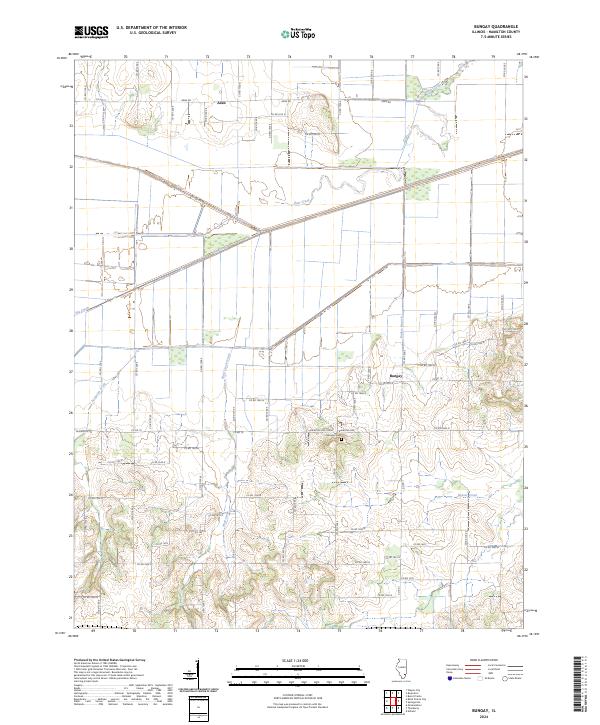 Bungay, IL — USGS 7.5-minute topo (2024)