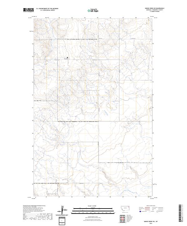 Smoke Creek SW, MT — USGS 7.5-minute topo (2024)