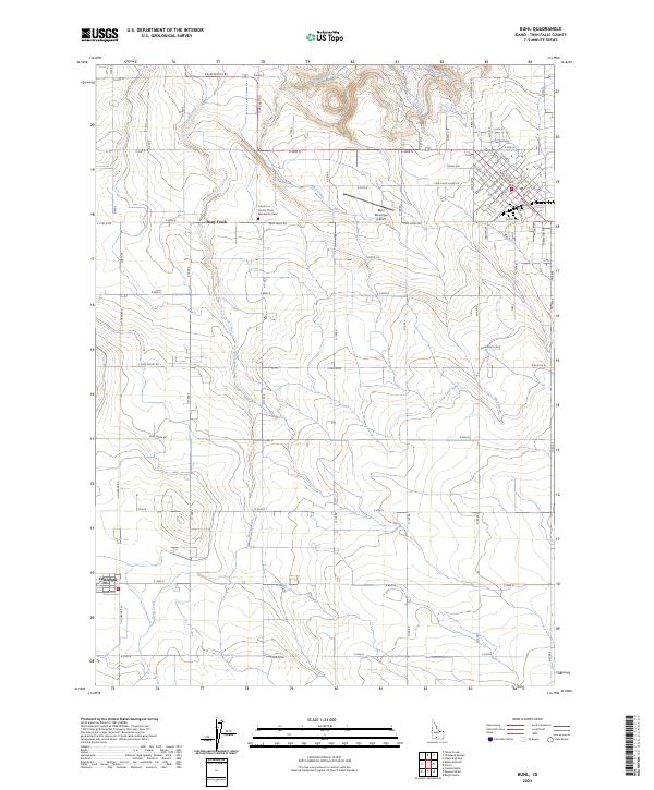 Buhl, ID — USGS 7.5-minute topo (2023)