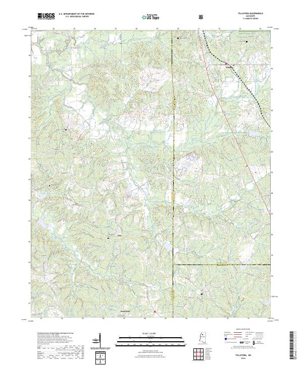 Tillatoba, MS — USGS 7.5-minute topo (2024)
